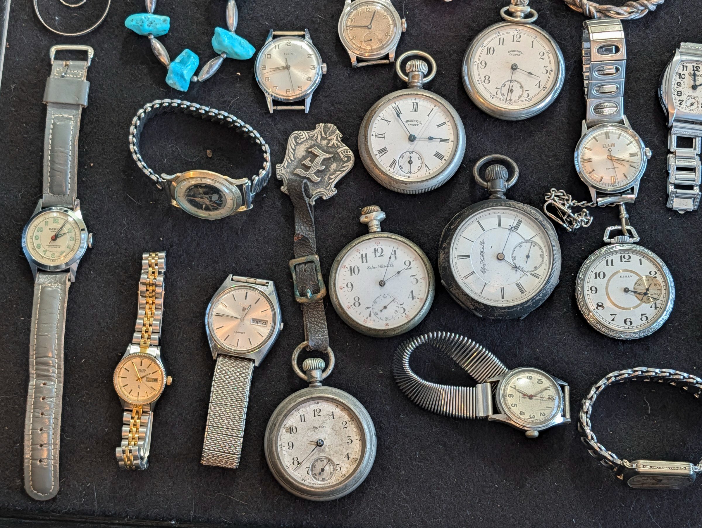 Watch collection with AI-detected items